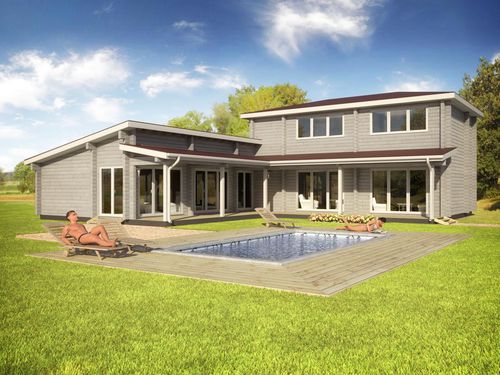 Casa pré-fabricada - CALIFORNIA - Artic House - ecológica / contemporânea / de 2 andares