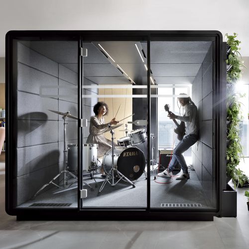 Escritório POD acústico - HUSHMEET.L - Mikomax Smart Office - ergonômico / modular / com iluminação LED integrada
