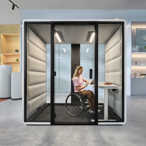 Escritório POD acústico - HushFree.Access.M - Mikomax Smart Office - ergonômico / de 1 lugar / de 2 lugares