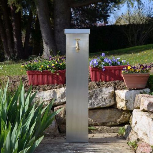 Fonte de jardim - CAPUCINE - MISTERZINC - em zinco / contemporânea