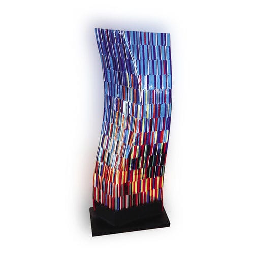 Luminária de mesa - SKYSCRAPER SATELLITE - veveglass - em metal pintado / em vidro de Murano / contemporânea