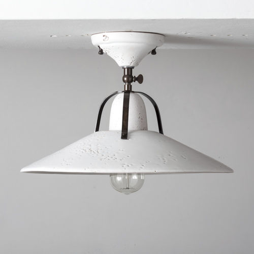 Plafon de estilo industrial - ASIAGO - TOSCOT - cônico / metálico / em cerâmica