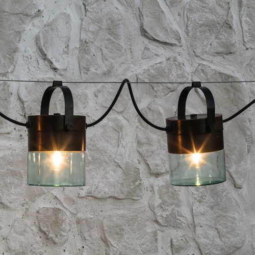 Iluminação em cabo para lâmpada incandescente - SWING - TOSCOT - redonda / em cobre / de aço