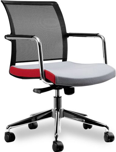 Poltronas de escritório contemporânea - LINEA PASSPORT: KIT 191 PASSPORT/G - Brado S.P.A. - em tela / da linha comercial / com rodízios