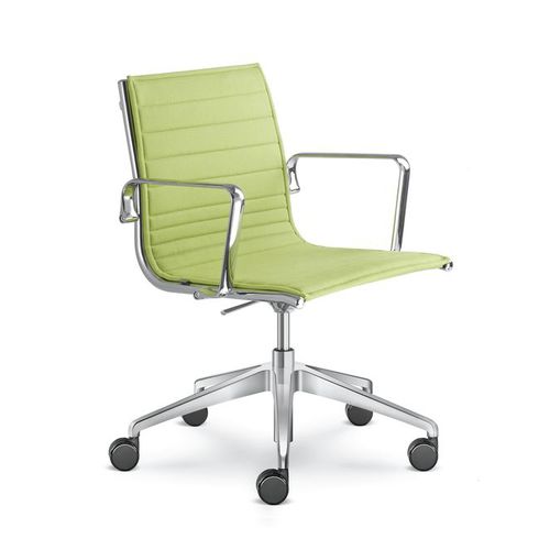 Cadeira de escritório contemporânea - FLY  - LD Seating s.r.o. - para ambiente interno / em tecido / com base em alumínio