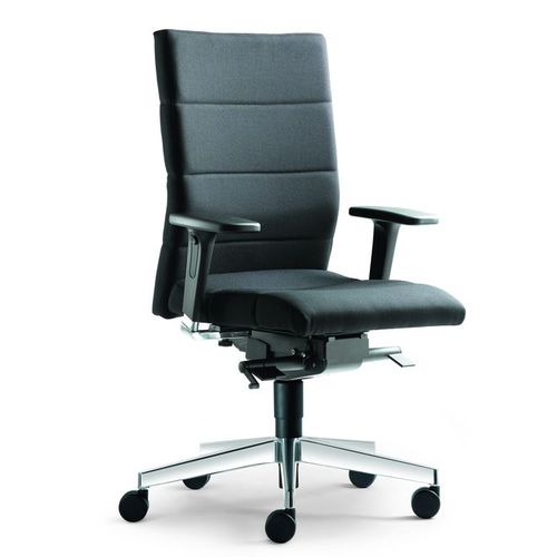 Cadeira de escritório contemporânea - LASER  - LD Seating s.r.o. - para ambiente interno / em tecido / com base em alumínio