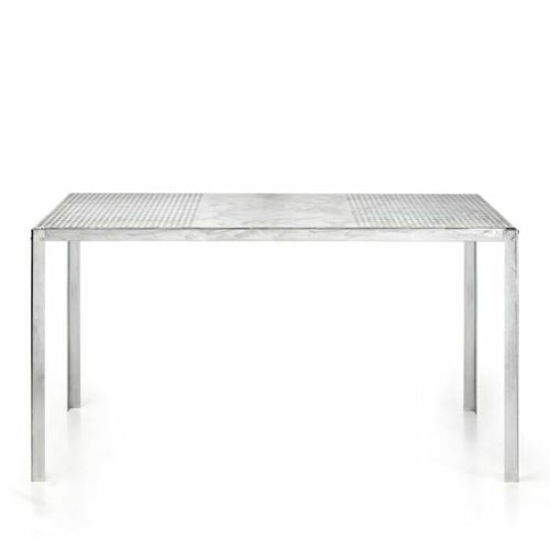 Mesa de estilo industrial - Hope Plus - PF Stile Srl - em aço / com base em aço / retangular