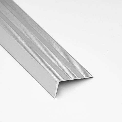 Testeira de degrau de liga de alumínio - 25X35 - ALUMACER® - antiderrapante
