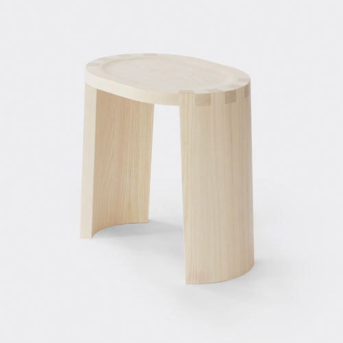 Banqueta contemporânea - HAIKU HS42 - Ringvide - em carvalho / em madeira maciça / em madeira de freixo