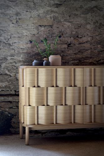 Buffet aparador contemporâneo - W196-N - Ringvide - em carvalho / em bétula / sob medida