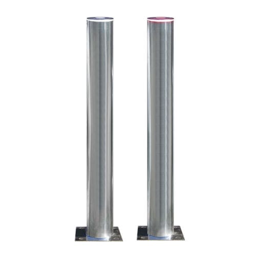 Poste balizador de iluminação para espaços públicos - INOX LEDS TOP - Ado urban - contemporâneo / em aço inoxidável / LED RGB