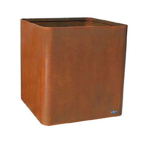 Floreira em aço Corten - ACER - Ado urban - retangular / quadrada / de altura regulável