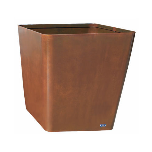 Floreira em aço Corten - BAIA - Ado urban - em ferro / retangular / quadrada