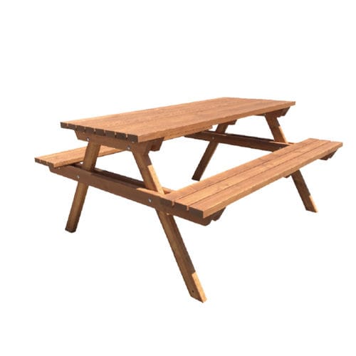 Conjunto de mesa e bancos clássico - JORVI - Ado urban - em madeira / para jardim / infantil