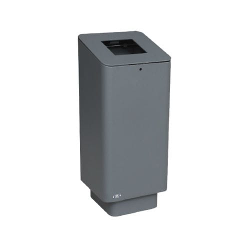 Lixeira pública - TEBAS - Ado urban - metálica / com cinzeiro / para ambiente externo