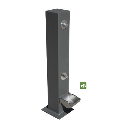 Bebedouro para cães - CANINE - Ado urban - para ambiente externo / em aço inoxidável / em ferro