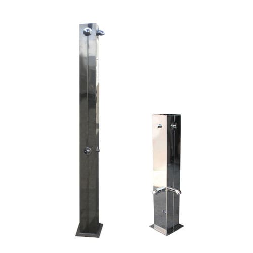 Chuveiro externo para piscina - PACIFIC - Ado urban - walk-in / lava-pés / em aço inoxidável
