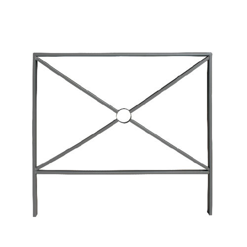 Guarda-corpo metálico - ASPA - Ado urban - com barras / para ambiente externo / para espaço público