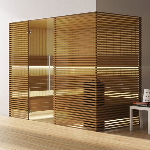 Sauna de infravermelho - CLUB LINE - Cleopatra World of Wellness - da linha residencial / da linha comercial / em madeira
