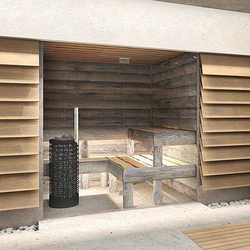 Sauna de infravermelho - KELO LINE - Cleopatra World of Wellness - da linha residencial / da linha comercial / em madeira