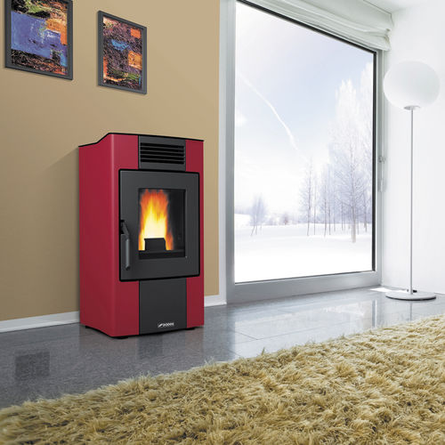 Salamandra a pellets - VESTA - GODIN export - 0–5 kW / 5 kW–10 kW / contemporânea