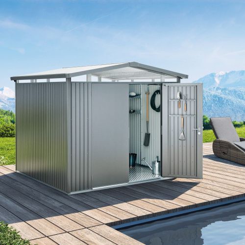 Depósito de ferramentas em aço galvanizado - Panorama - Biohort GmbH - contemporâneo