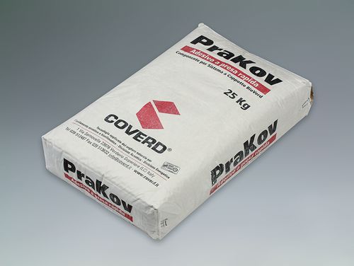 Argamassa colante de montagem - PRAKOV for BIOVERD - Coverd Srl - para isolamento térmico pelo exterior (ITE) / de cimento / de secagem rápida