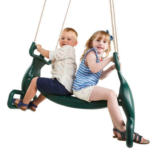 Balanço em aço - PLASTIC DUO  - KBT - em material plástico / em corda / para playground