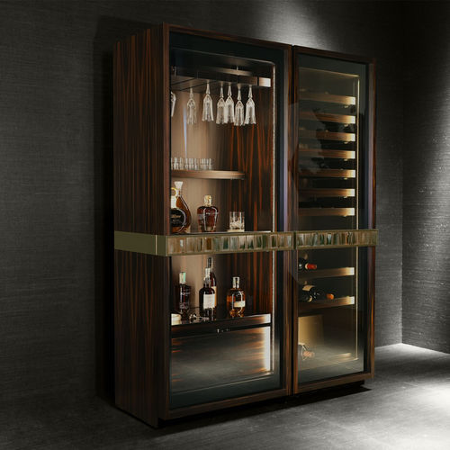 Móvel bar da linha comercial - MANHATTAN  - Arcahorn - contemporâneo / em carvalho / em ébano de Macassar
