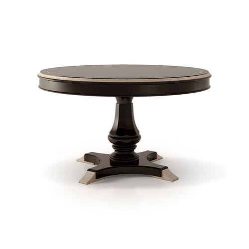 Mesa clássica - ART. 6306 - CARPANESE HOME - em madeira / com base em madeira / redonda