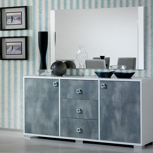 Buffet aparador contemporâneo - STELLA - Ben Company srl Industria Mobili - em cimento / cinza