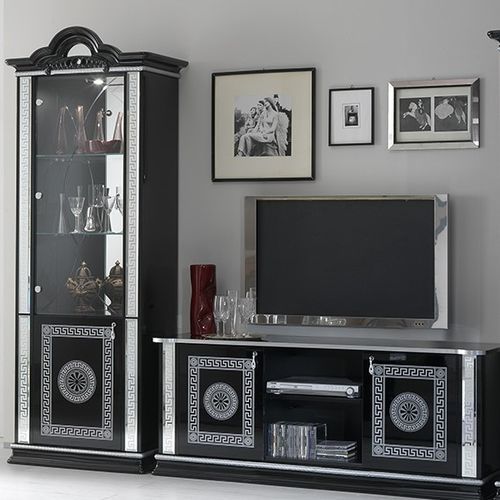 Suporte de piso para TV de estilo - VENUS - Ben Company srl Industria Mobili - made in Italy / com gavetas / da linha residencial