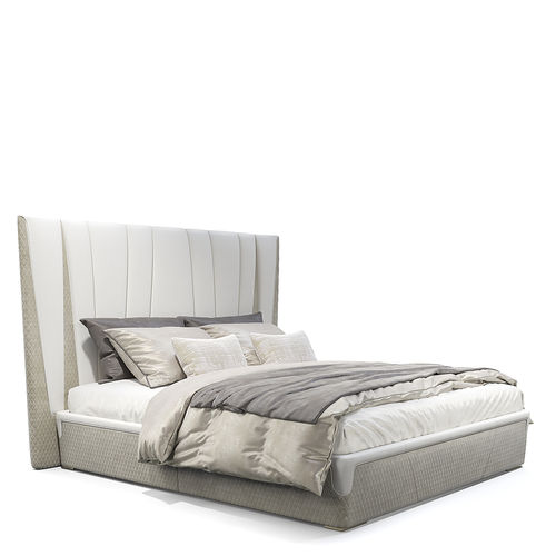 Cama de casal - MAJESTIC L - Capital Collection - contemporânea / estofada / com cabeceira