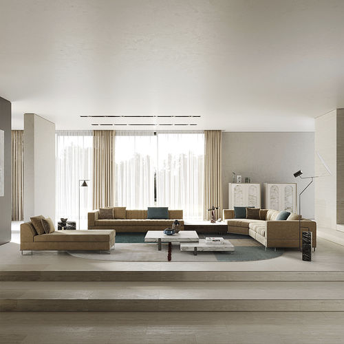 Sofá de canto - GRAND MODULAR - Capital Collection - contemporâneo / em tecido / modular