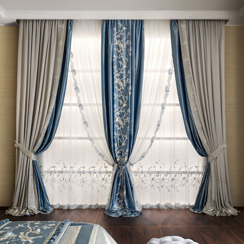 Cortina floral - HANAMI  - Chicca Orlando srl - em cetim / em seda