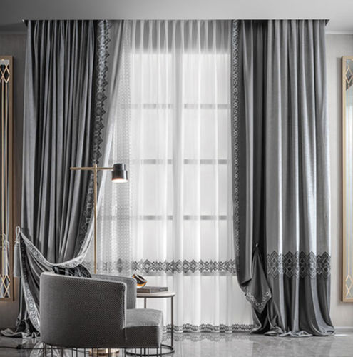 Cortina geométrica - ALLURE 71  - Chicca Orlando srl - em veludo