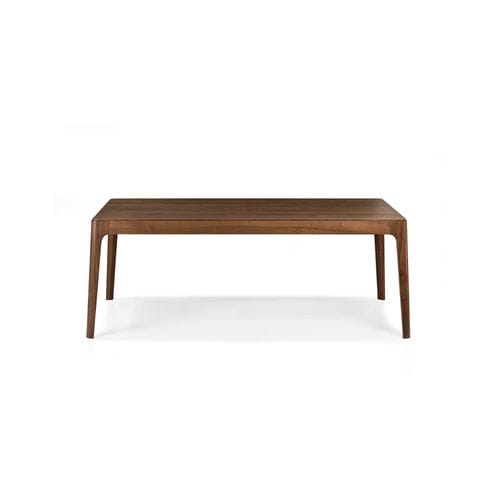 Mesa contemporânea - QUATRO - De-code, Lattas Nik. Spyridon - com folheado de madeira / em mármore / com base em madeira maciça