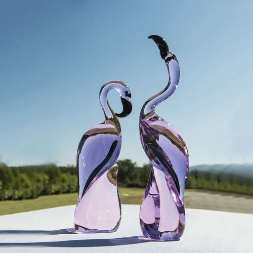 Escultura em cristal - FLAMINGO  - Duccio di Segna srl - da linha comercial