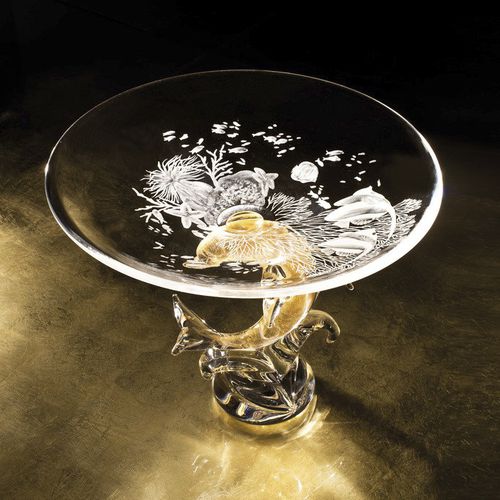 Centro de mesa em cristal - OCEANO - Duccio di Segna srl