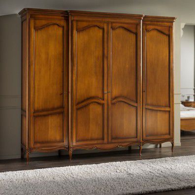 Guarda-roupa clássico - 7144 - Ebanart srl - em madeira / com portas de abrir