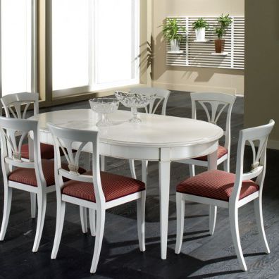 Mesa clássica - 6780A - Ebanart srl - em cerejeira / redonda / oval
