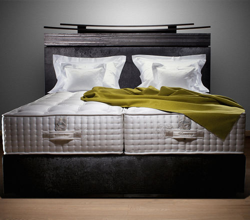 Cama de casal - 1066 - Elite Sa - contemporânea / estofada / com cabeceira