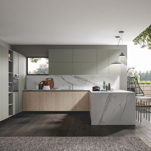 Cozinha contemporânea - PALÙ  - Home srl - em MDF / em PVC / com ilha