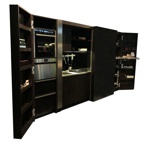 Cozinha contemporânea - Wall - Laboratorio Mattoni - em aço inoxidável / em laminado / modular