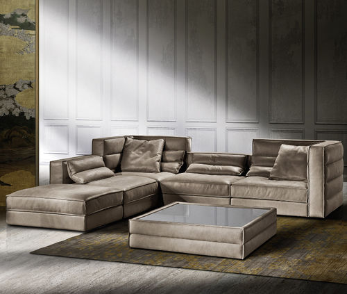 Sofá modular - OPERA - Lof's - Interior - - contemporâneo / em couro