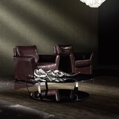 Poltrona contemporânea - MEDINA - Lof's - Interior - - em couro
