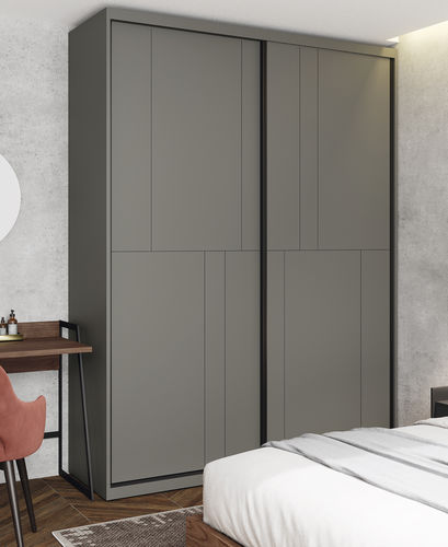 Guarda-roupa modular - Keyboard - Mobenia - contemporâneo / em laminado / com portas de correr