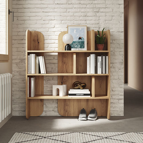 Estante baixa - Shell - Mobenia - contemporânea / em MDF laqueado / em laminado melamínico