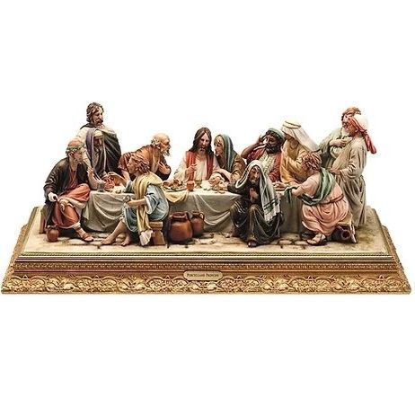 Escultura em porcelana - Last Supper - Porcellane Principe snc