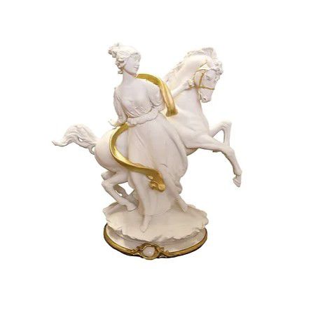 Escultura em porcelana - Amazon - Porcellane Principe snc